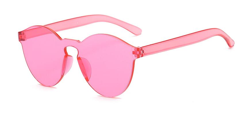 Candy color Transparent Sunglasses - Image 11