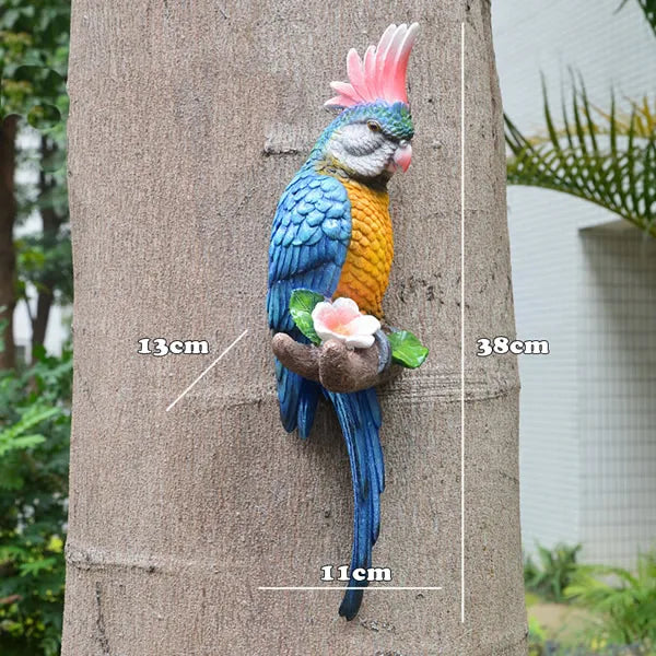 Tropical Vibe Parrot Tree Decor - Image 14