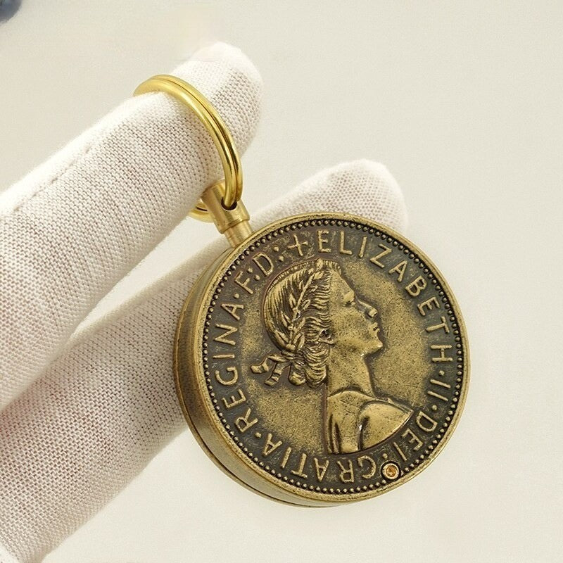 Coin Keychain Flame Kerosene Lighter - Image 4
