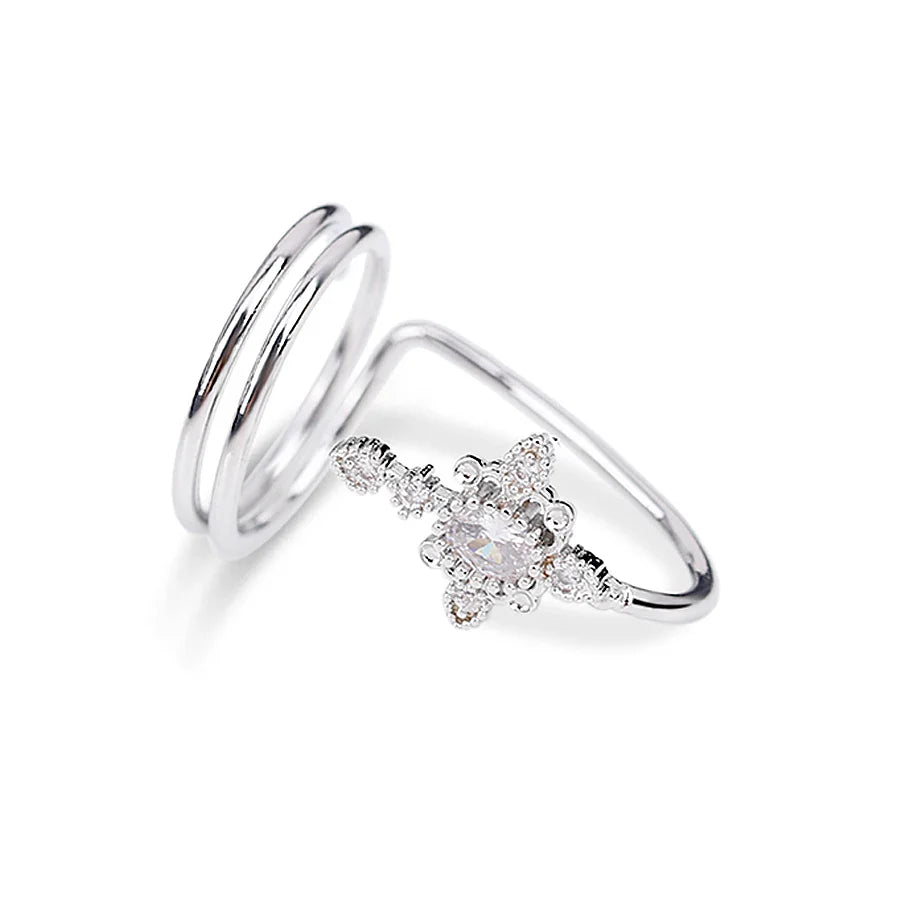 Elegant Fingertip Chic Gothic Slim Metal Nail Rings - Image 15