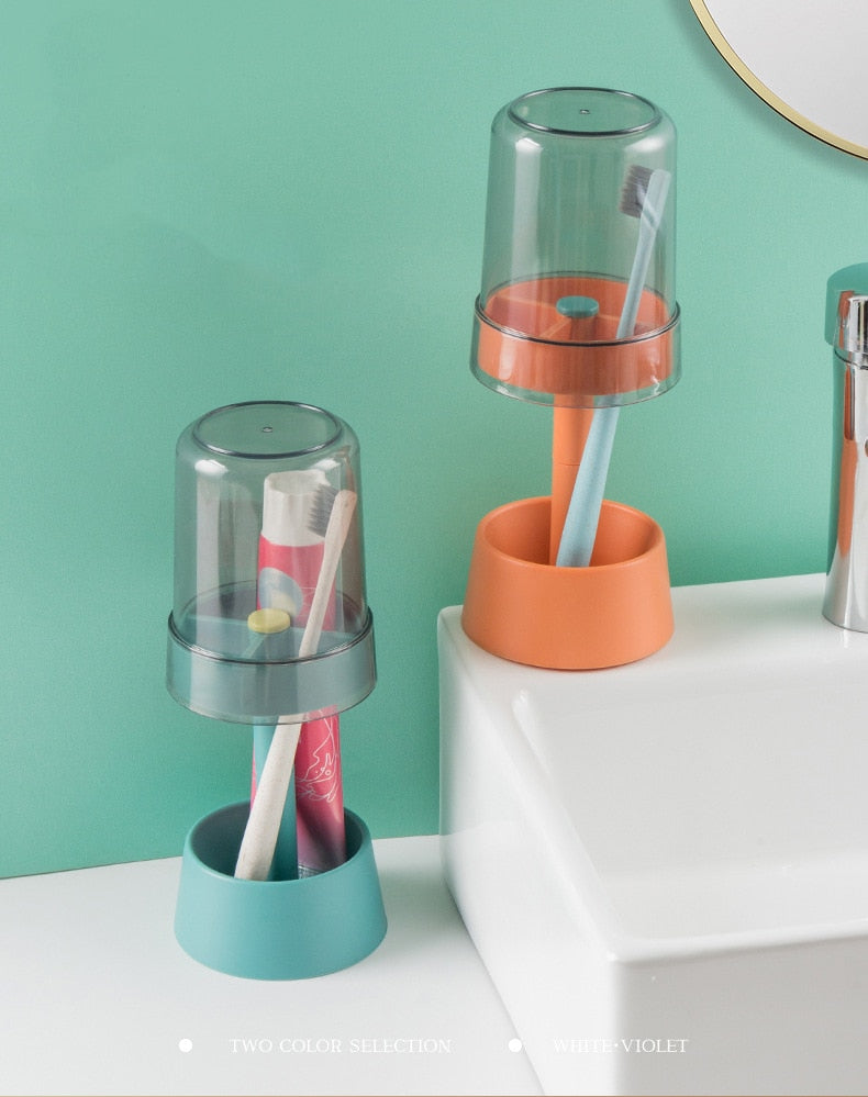 Creative Anti-Dust Protective Toothbrush Holder - Image 2