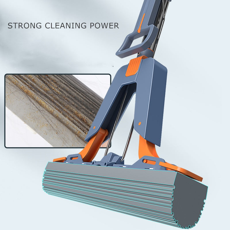 Handle Ease Foldable Effortless Floor Mop - Image 3