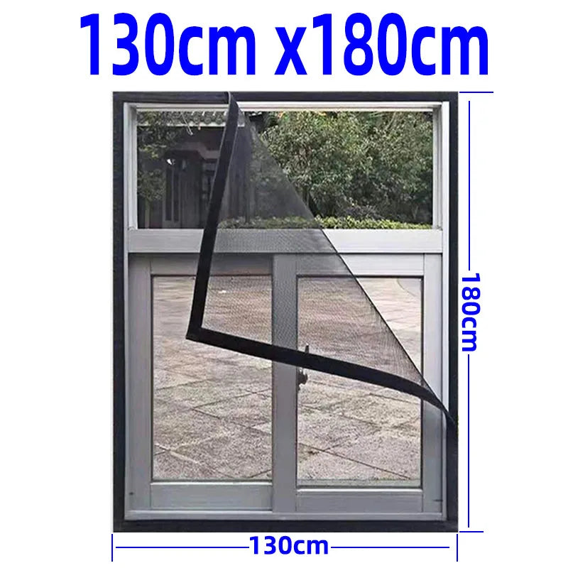 Adjustable Invisible Anti-Mosquito Washable Window Net - Image 10