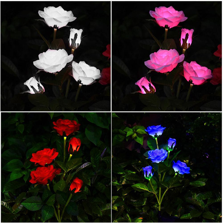 LED Solar Rose Decorative Light - Image 3