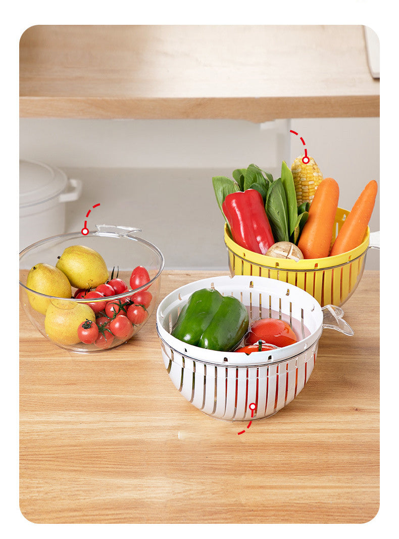 Double Layer Quick Drainer Basket - Image 9