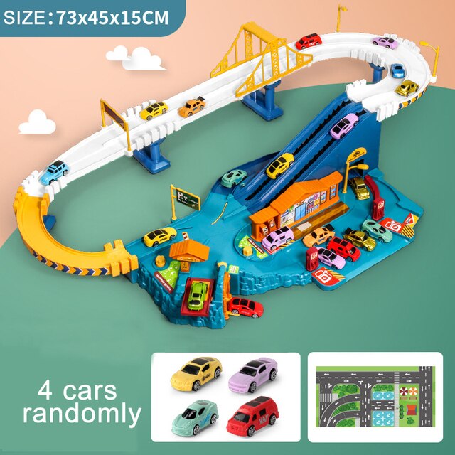 Adventure Parking Lot Racing Car Toys - Image 2