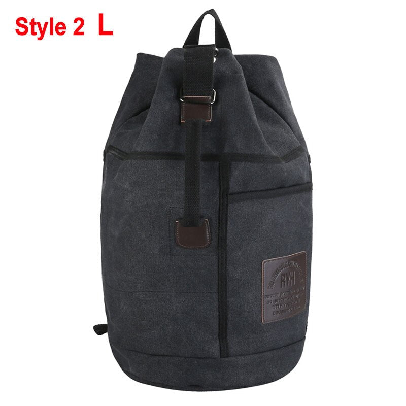 Nomad Friendly Canvas Bucket Bag Backpack - Image 18
