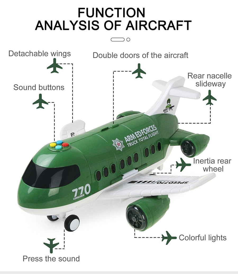Kids Airplane Flying Wonders Music Toy Set - Image 12