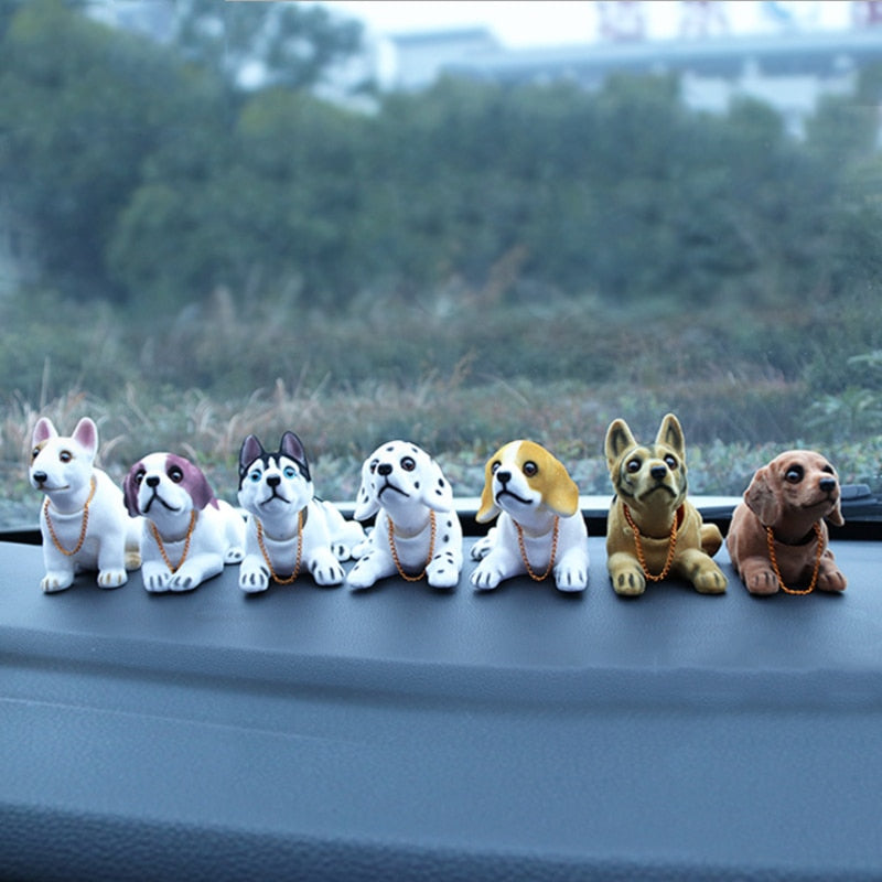Cute Head Shaking Dogs Car Decor - Image 3