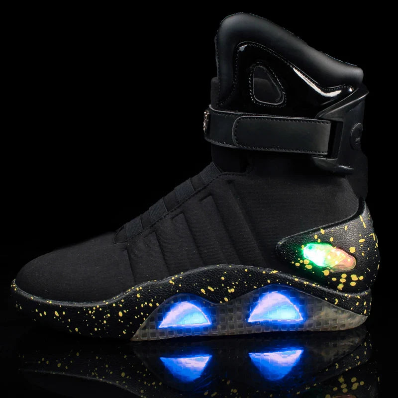 Futuristic Glowing Rechargeable Party LED Boots - Image 5