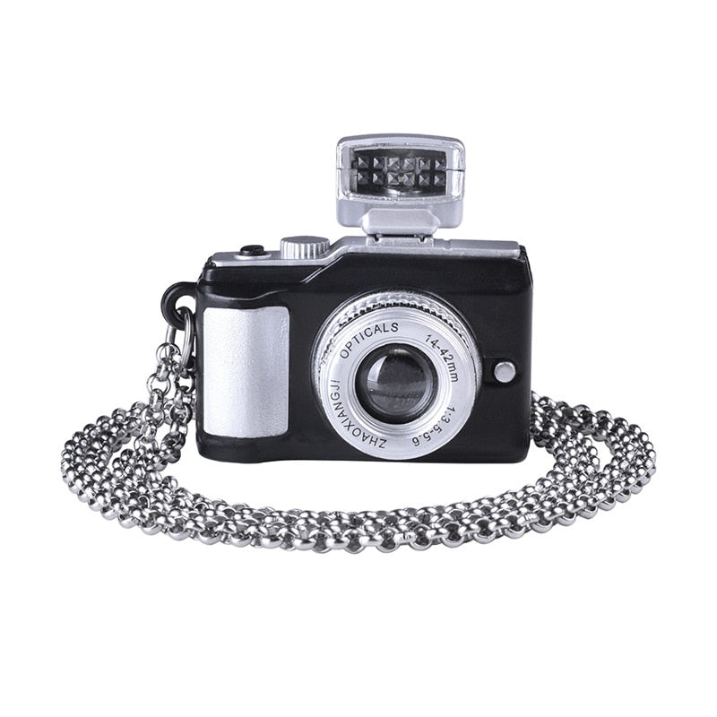 Vintage Camera Shaped Flashlight Necklace - Image 9