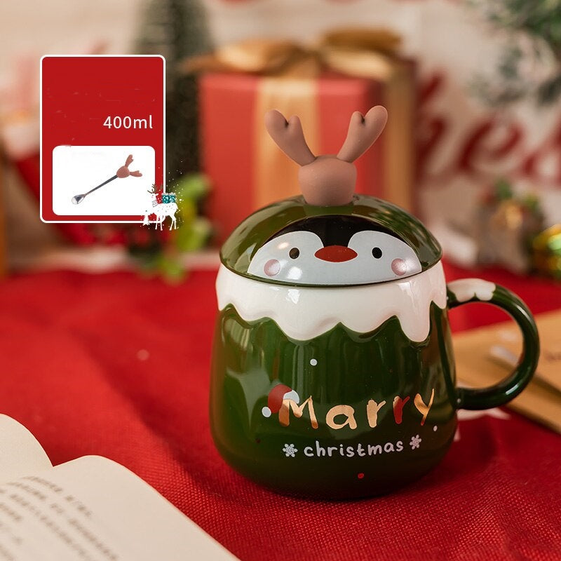 3D Creative Christmas Tree Mug - Image 1