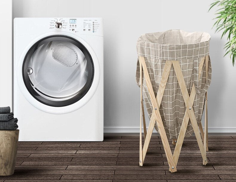 Modern Simple Foldable Creative Large Foldable Laundry Basket - Image 14