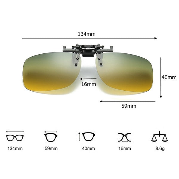 Clip-on Drive Safe Car Eyeglasses - Image 4