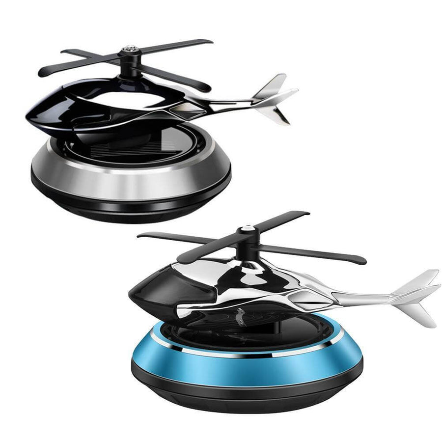 Solar Powered Rotating Helicopter Car Air Freshener - Image 9