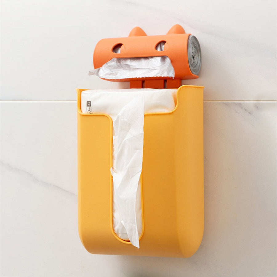 Mini Garbage Bag Dispenser Storage Rack - Image 1