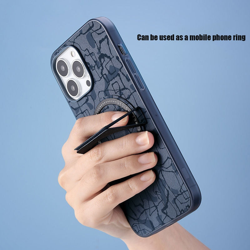 Elegant Magnetic Ring Phone Holder Case - Image 4