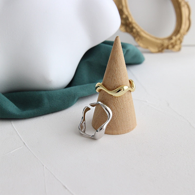 Irregular Wave Adjustable Ring - Image 0