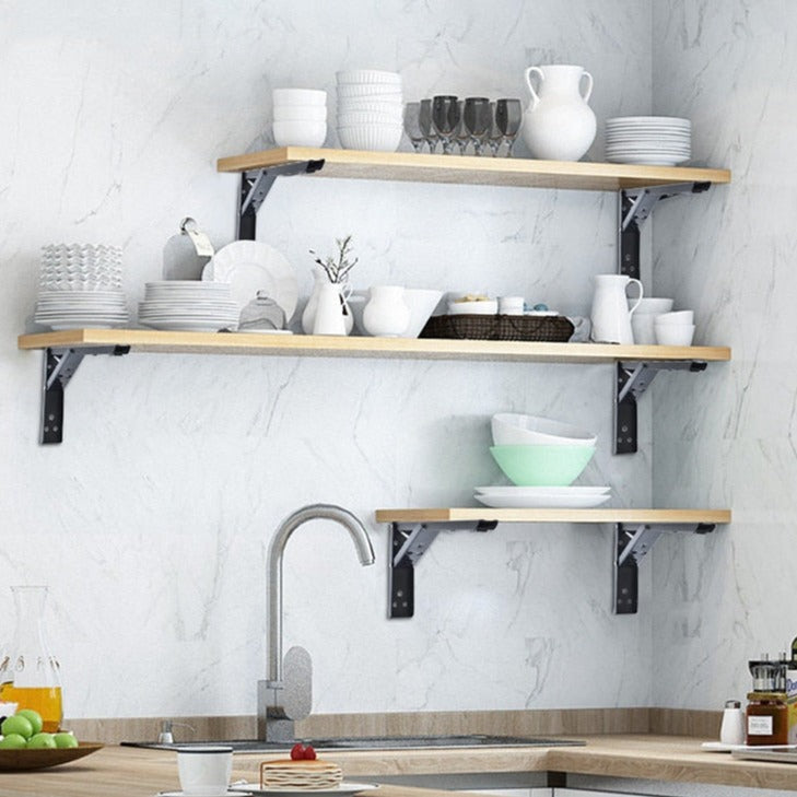 Wall-Mounted Foldable Shelf Organizer Bracket - Image 5