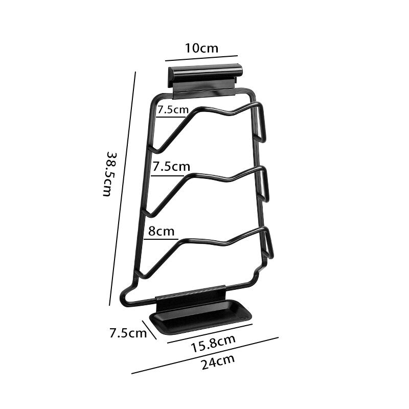 Wall-Mounted Extreme Pot Lid Holder Rack - Image 11