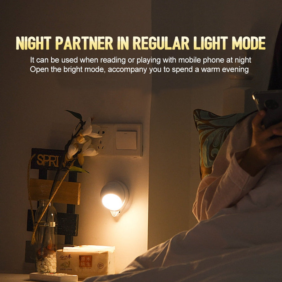 360 Rotating Water Drop Magnetic Night Lamp - Image 6