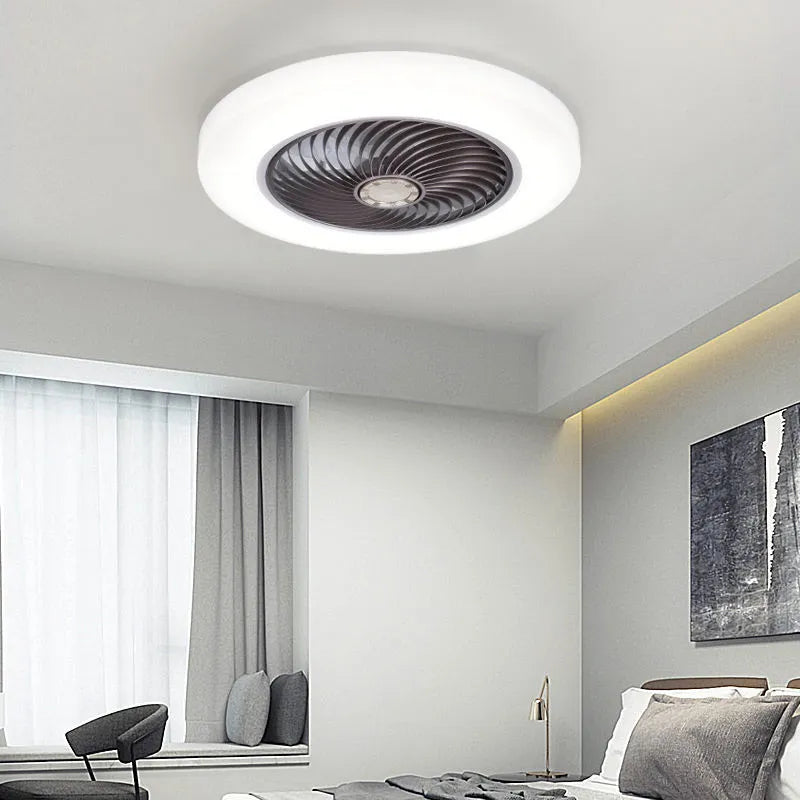 Silent Air Fan RC Invisible Blades Smart Ceiling Lamp - Image 4
