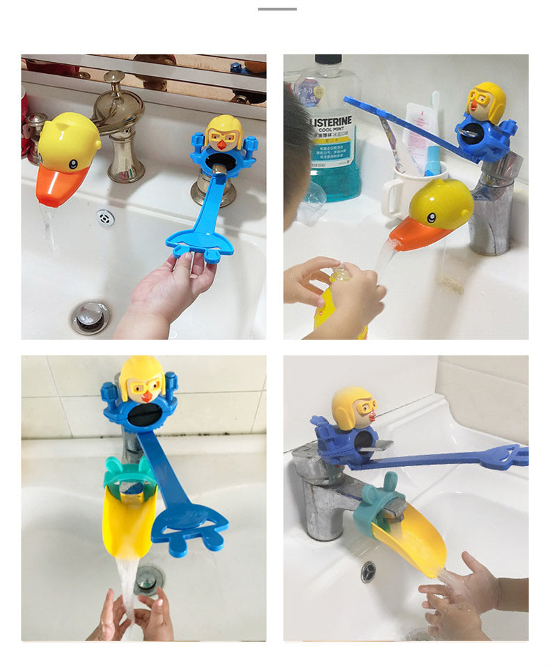 Cartoon Splash Proof Kids Faucet Extender - Image 5