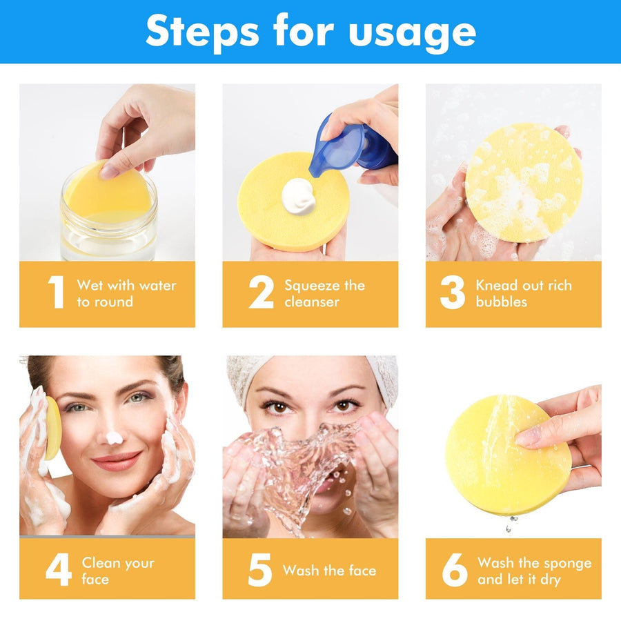 50Pcs Water-Activated Face Cleansing Makeup Remover - Image 4