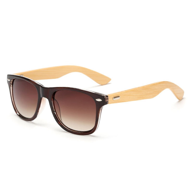 Bamboo Retro Wood Sunglasses - Image 4