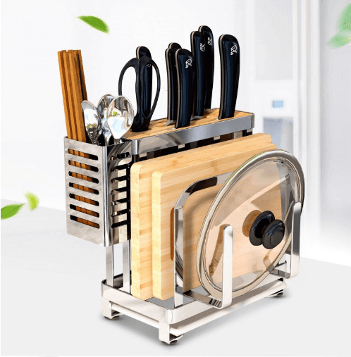 Stainless Steel Kitchen Utensils Organizer Drying Rack - Image 7