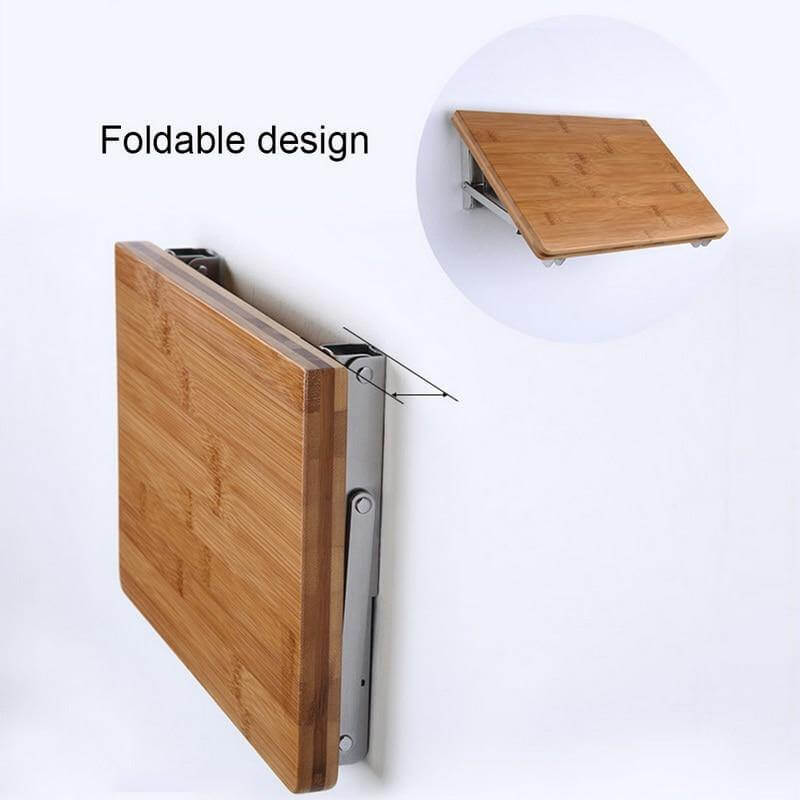 2PCS Triangle Folding Wall Mounted Shelf - Image 2