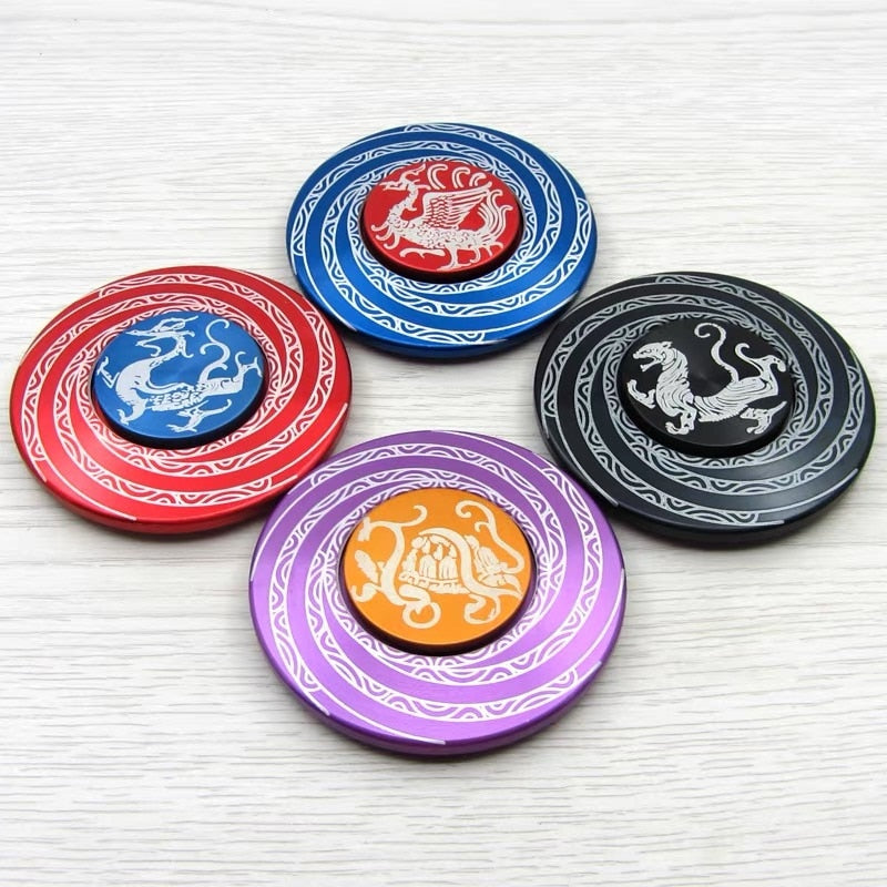 Creative Metal Ying Yang Fidget Spinner - Image 1