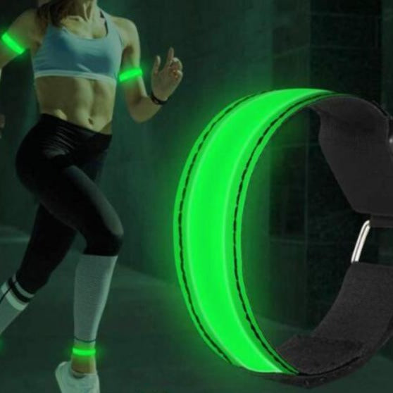 Safety Night Running Wrist Band LED Light - Image 1