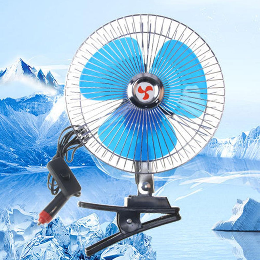 Mini Adjustable Cooling Car Clip Fan - Image 4