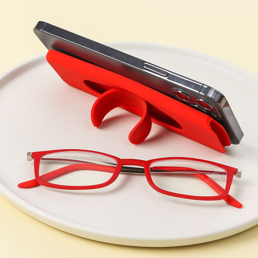 Anti-Blue Light Glasses with Cellphone Stand - Image 2