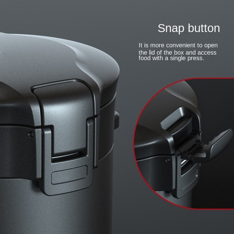Smart Foodie Stainless Steel Lunch Box - Image 1