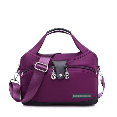 Stylish Large Capacity Waterproof Cross Body Bag - Image 11
