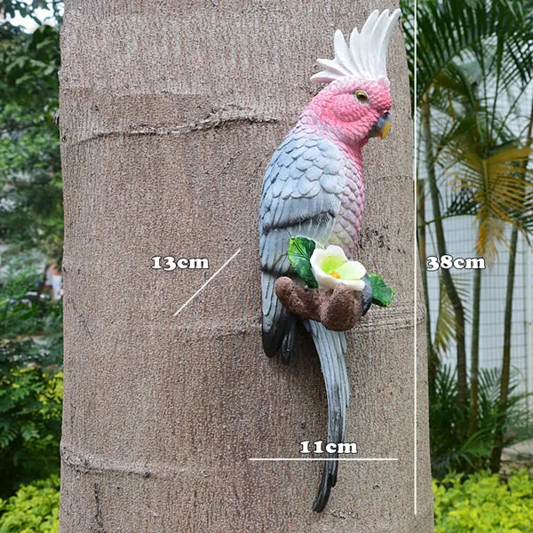 Tropical Vibe Parrot Tree Decor - Image 10