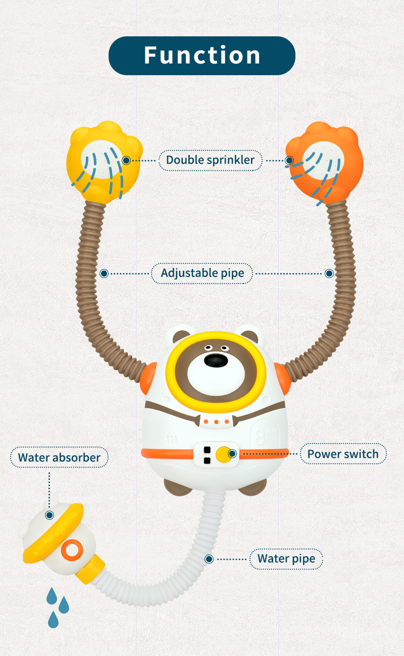 Kids Bathtub Water Sprinkler Toy - Image 2