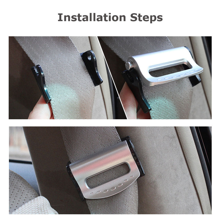 2Pcs Car Seat Belt Adjusting Clips - Image 1