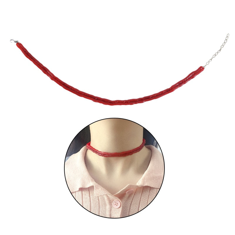 Fake Blood Drip Halloween Necklaces - Image 7