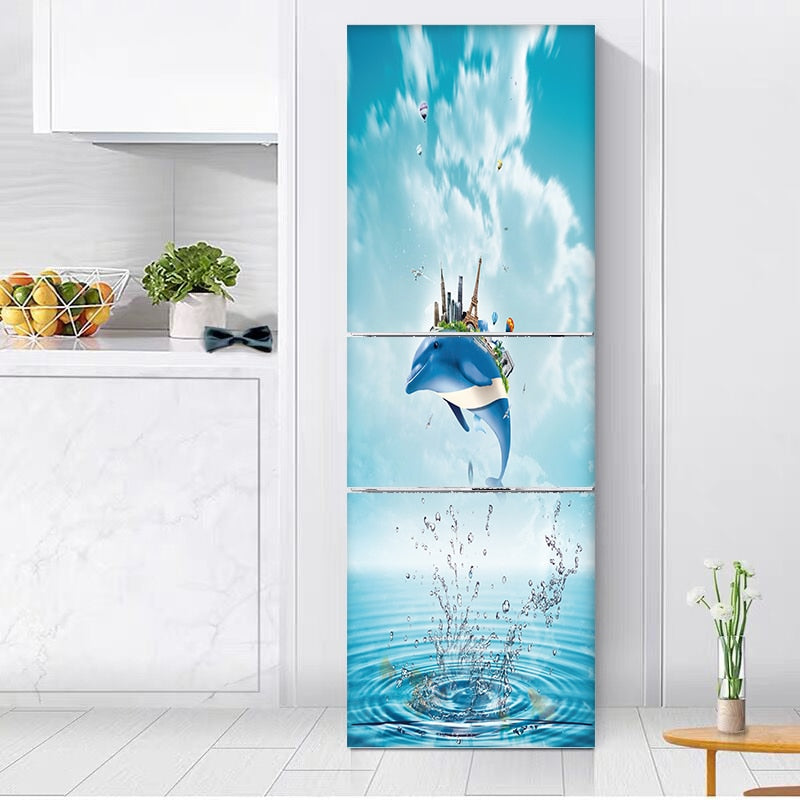 Stylish Waterproof Self-Adhesive Refrigerator Sticker - Image 5