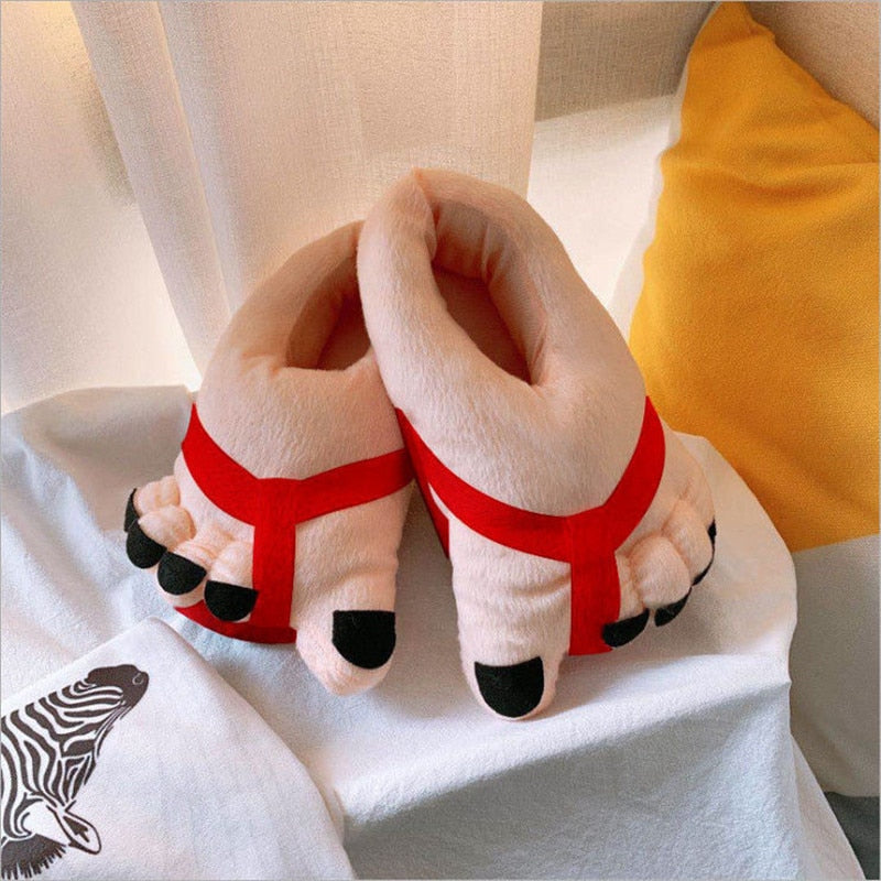 Funny Giant Foot Plush Winter Oversized Slipper - Image 10