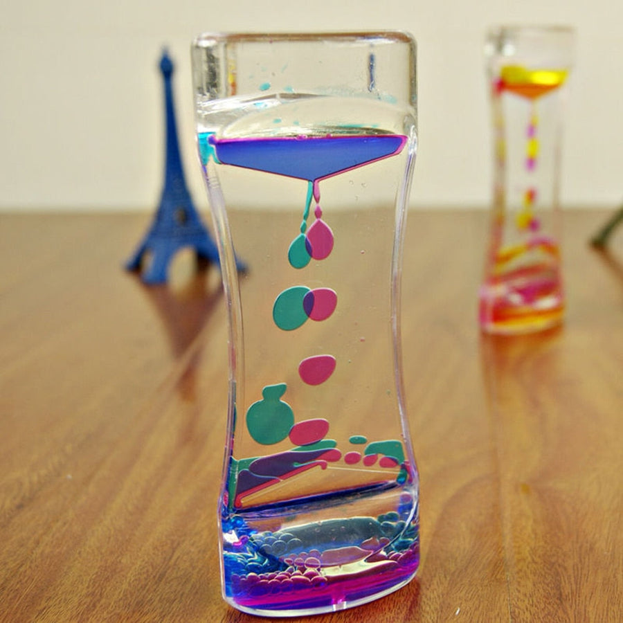 Floating Oil Bubble Hourglass - Image 4