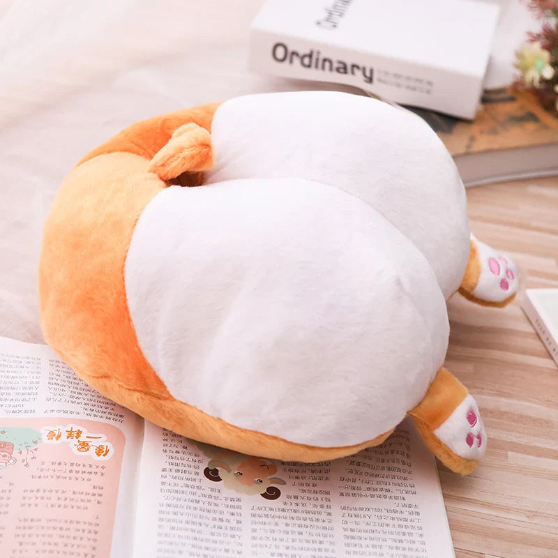 Fluffy Dog Butt Plush Pillow - Image 3