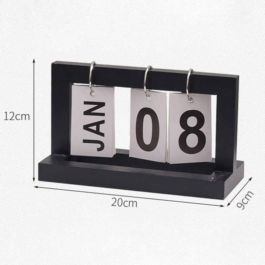 Wooden Flip Desktop Daily Calendar - Image 9