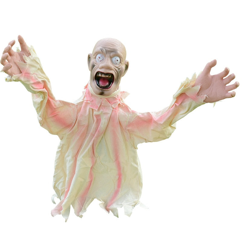 Scary Screaming Zombie Garden Halloween Decoration - Image 7