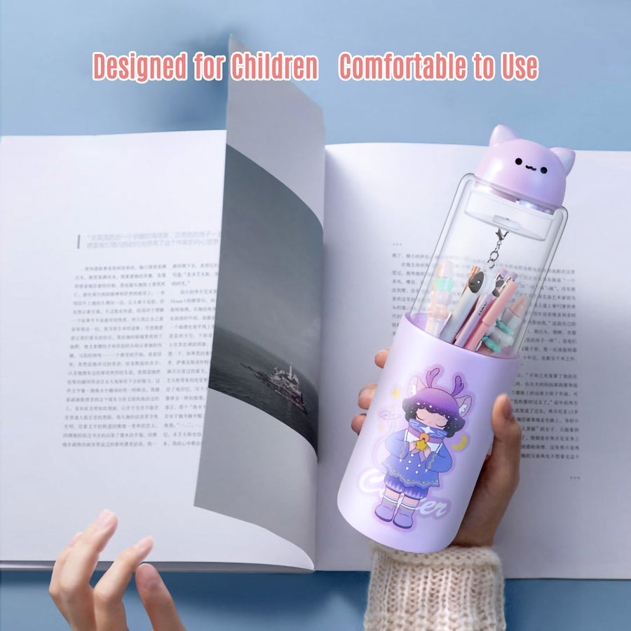 Magnetic Cute Cartoon Kids Pencil Box - Image 7