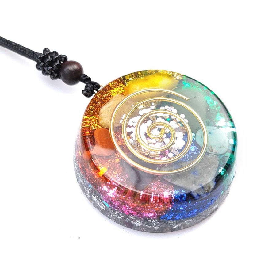 Meditation Helper Geometric Pendant Necklace - Image 4