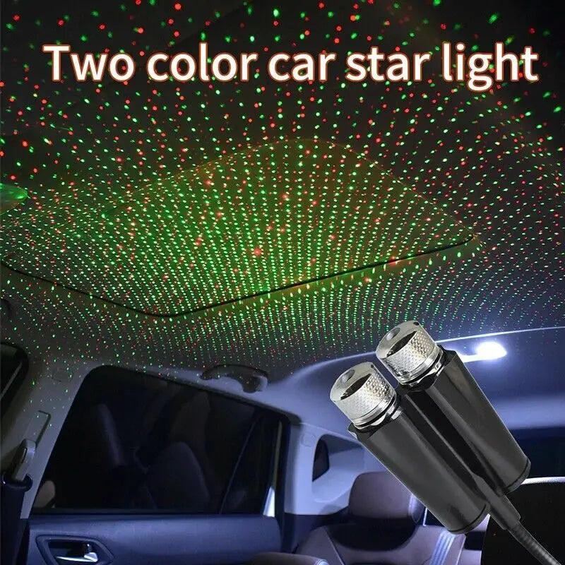 Colorful Sky Sound Activated LED Projector Night Light - Image 1